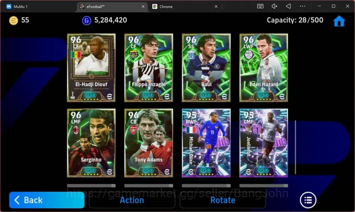 eFootball Accounts ANDROID|PW 3198|Epc John Cruyff|Epc Franco Baresl| image 11
