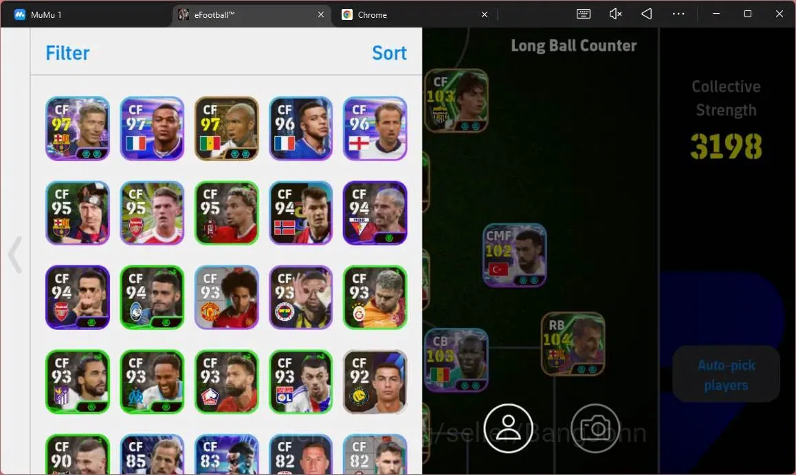 eFootball Accounts ANDROID|PW 3198|Epc John Cruyff|Epc Franco Baresl| image 3