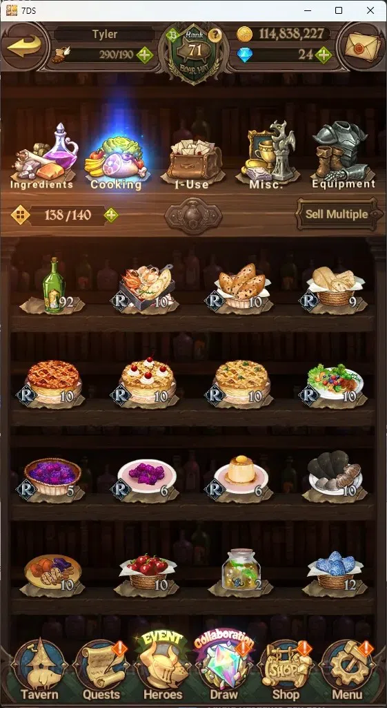 The Seven Deadly Sins: Grand Cross Accounts Global|4M CC|5 LR+11 UR+Collab Gachikuta|Estarossa image 16