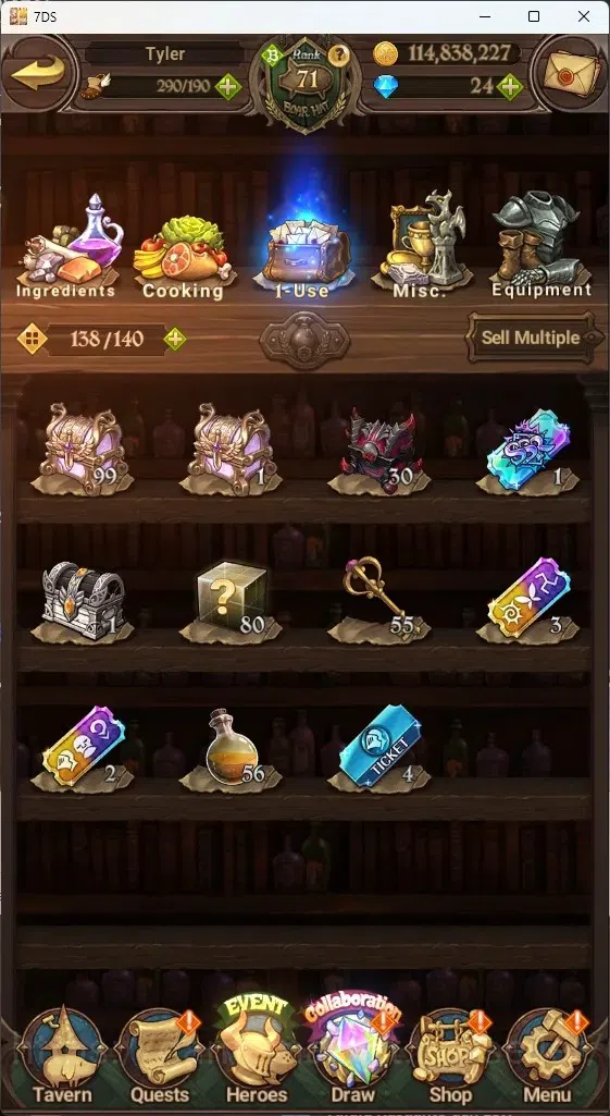 The Seven Deadly Sins: Grand Cross Accounts Global|4M CC|5 LR+11 UR+Collab Gachikuta|Estarossa image 17