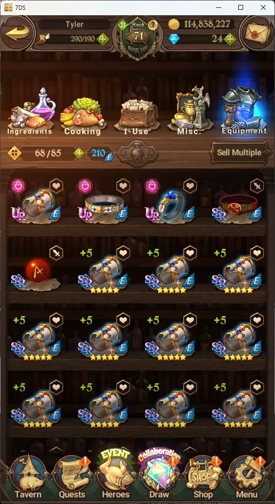 The Seven Deadly Sins: Grand Cross Accounts Global|4M CC|5 LR+11 UR+Collab Gachikuta|Estarossa image 19
