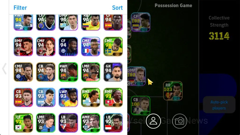 eFootball Accounts Android|Epic Cafu,Steven Gerrard,Bojan Krkic,Andri image 3