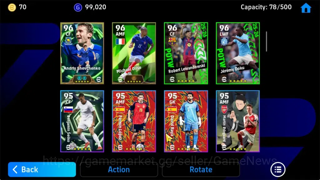 eFootball Accounts Android|Epic Cafu,Steven Gerrard,Bojan Krkic,Andri image 6