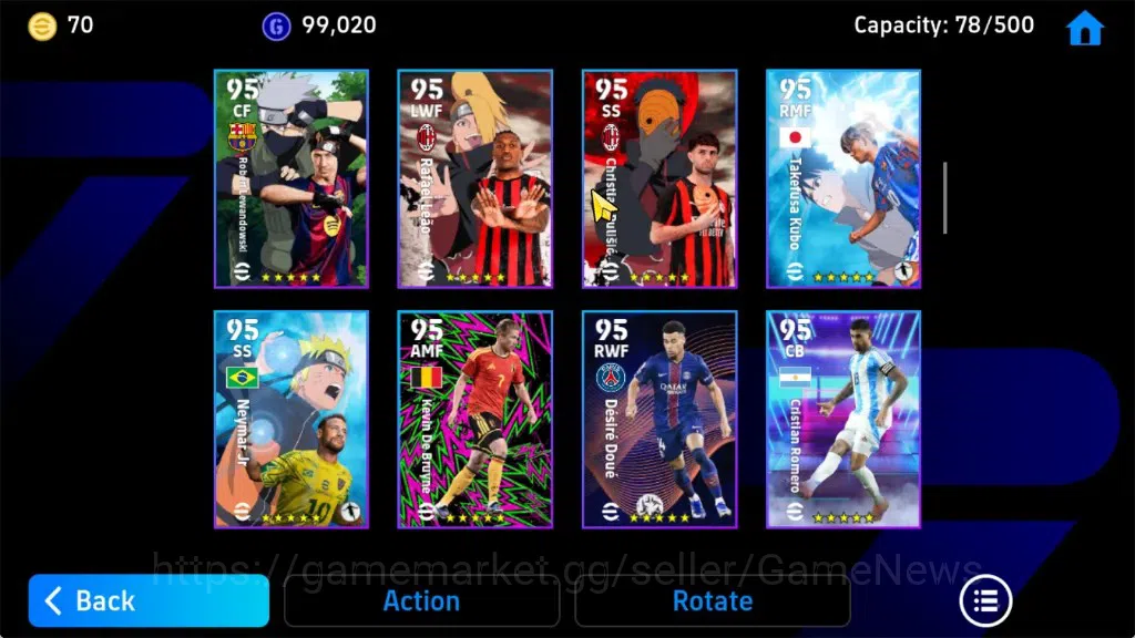 eFootball Accounts Android|Epic Cafu,Steven Gerrard,Bojan Krkic,Andri image 7