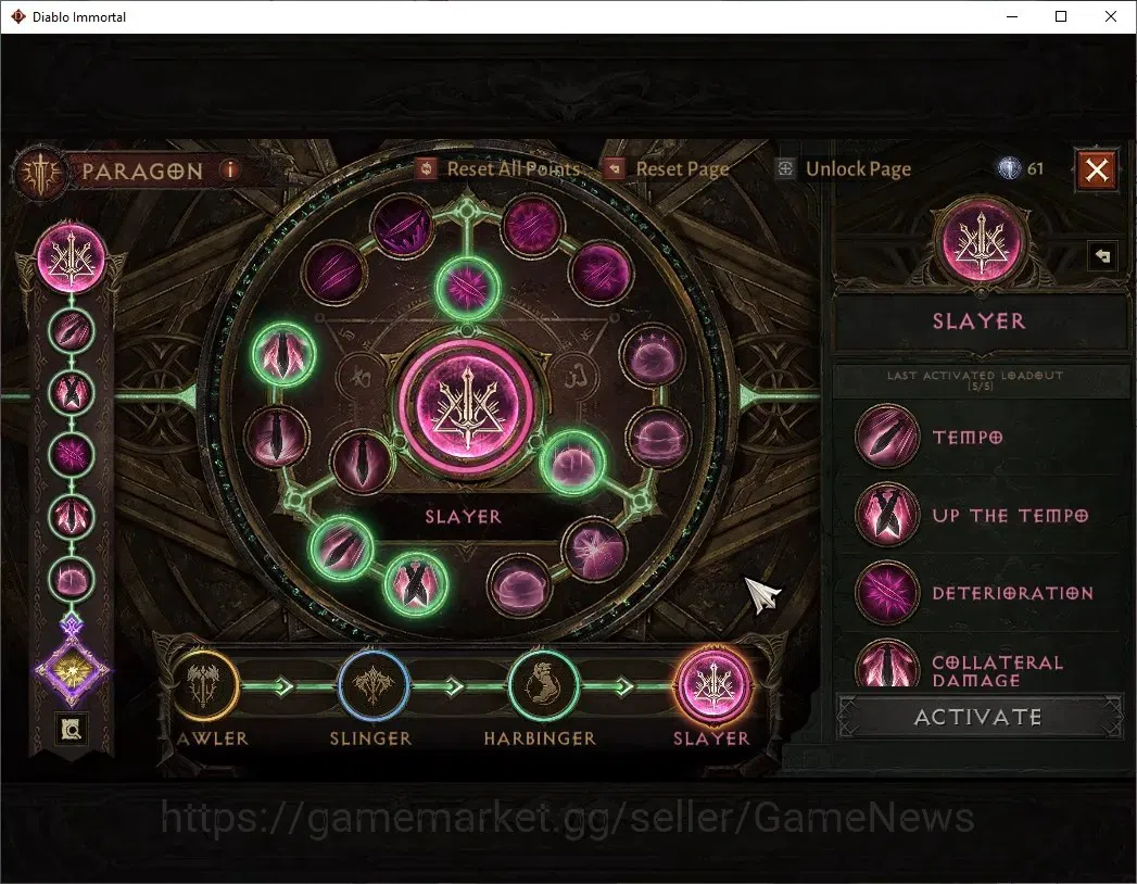 Diablo Immortal Accounts SEA-Izual|CS ON|Lv60(1001)|Necromancer|CR 47k|Reso image 10