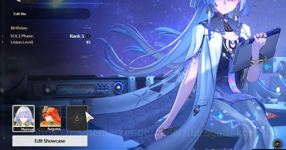 Wuthering Waves Mid-Game NA | UL 45 | 2 Limited | [Mornye RC1,Augusta]+Sign image 1