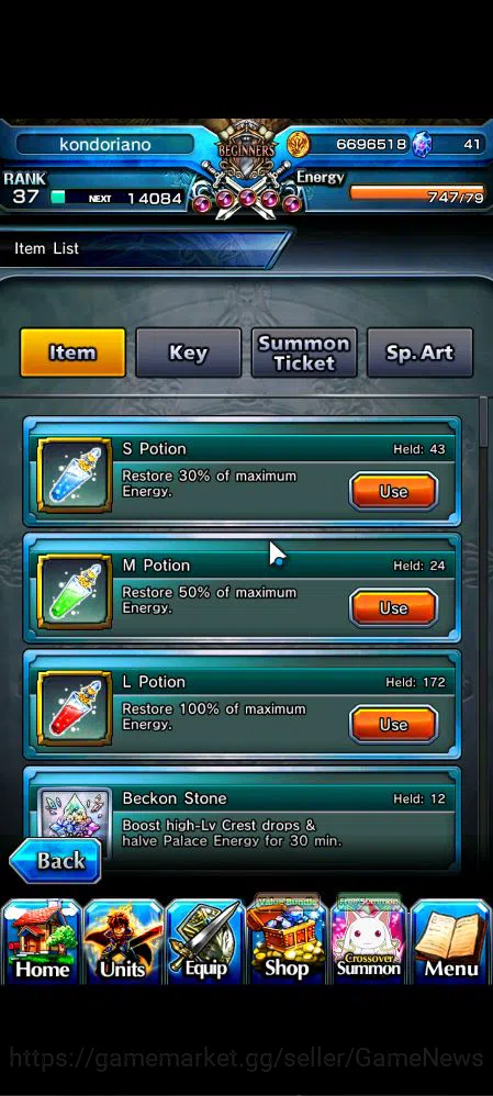 Grand Summoners Accounts Mid-Game Global|Rank 37|13 Ascend|Summer Miyu,FenTW,Rin&Luvia,Sublime Liza,Orvell,NononTW,Saber