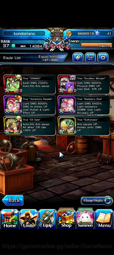 Grand Summoners Accounts Mid-Game Global|Rank 37|13 Ascend|Summer Miyu,FenTW,Rin&Luvia,Sublime Liza,Orvell,NononTW,Saber 5