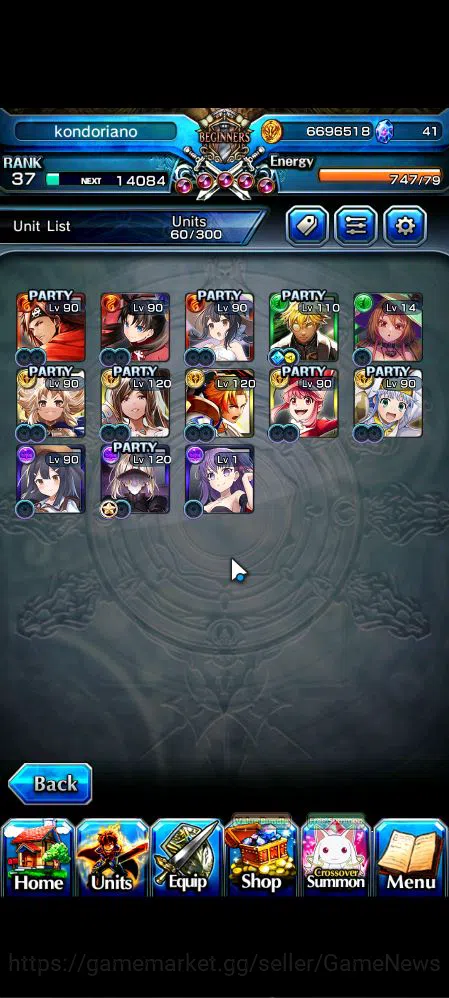Grand Summoners Accounts Mid-Game Global|Rank 37|13 Ascend|Summer Miyu,FenTW,Rin&Luvia,Sublime Liza,Orvell,NononTW,Saber 7