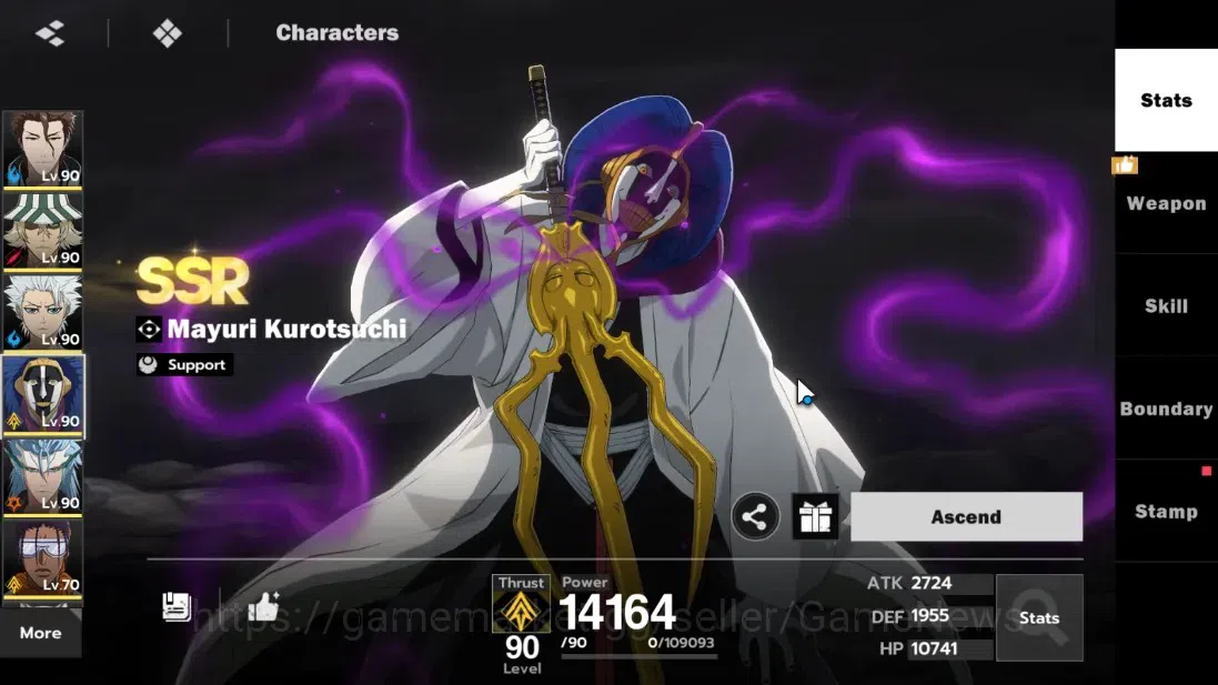 BLEACH: Soul Resonance Accounts NuverseSEA|LV65|9 SSR (AizenB3,Toshiro,Grimjow)+St image 10