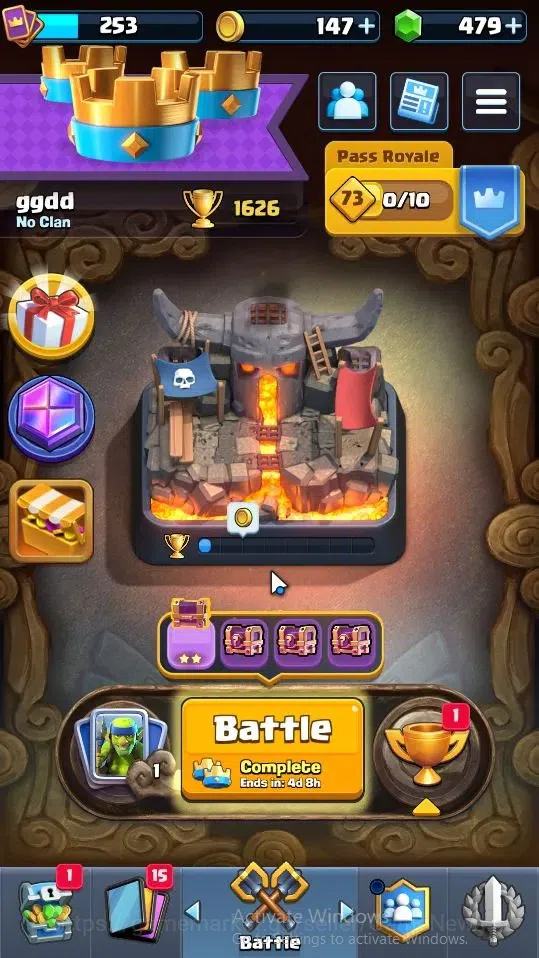 Clash Royale Accounts High-End Lv 253|Trophy 1626|KTL 8|Card 35/122| 1 Hero 2 EVO 2 Epic 15 Rare 18 Common| 1 Wild 1