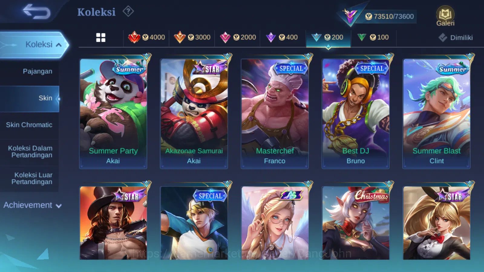 Mobile Legends: Bang Bang Accounts Hero 131 | skin 286 | prime granger | saint seiya  image 14
