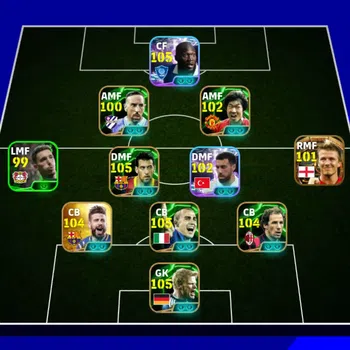 eFootball Accounts Legends & Iconic Players Mobile|PW 3166|Sergio Busquets Epic,Franco Baresi Epic,Oliver Kahn Epic,David