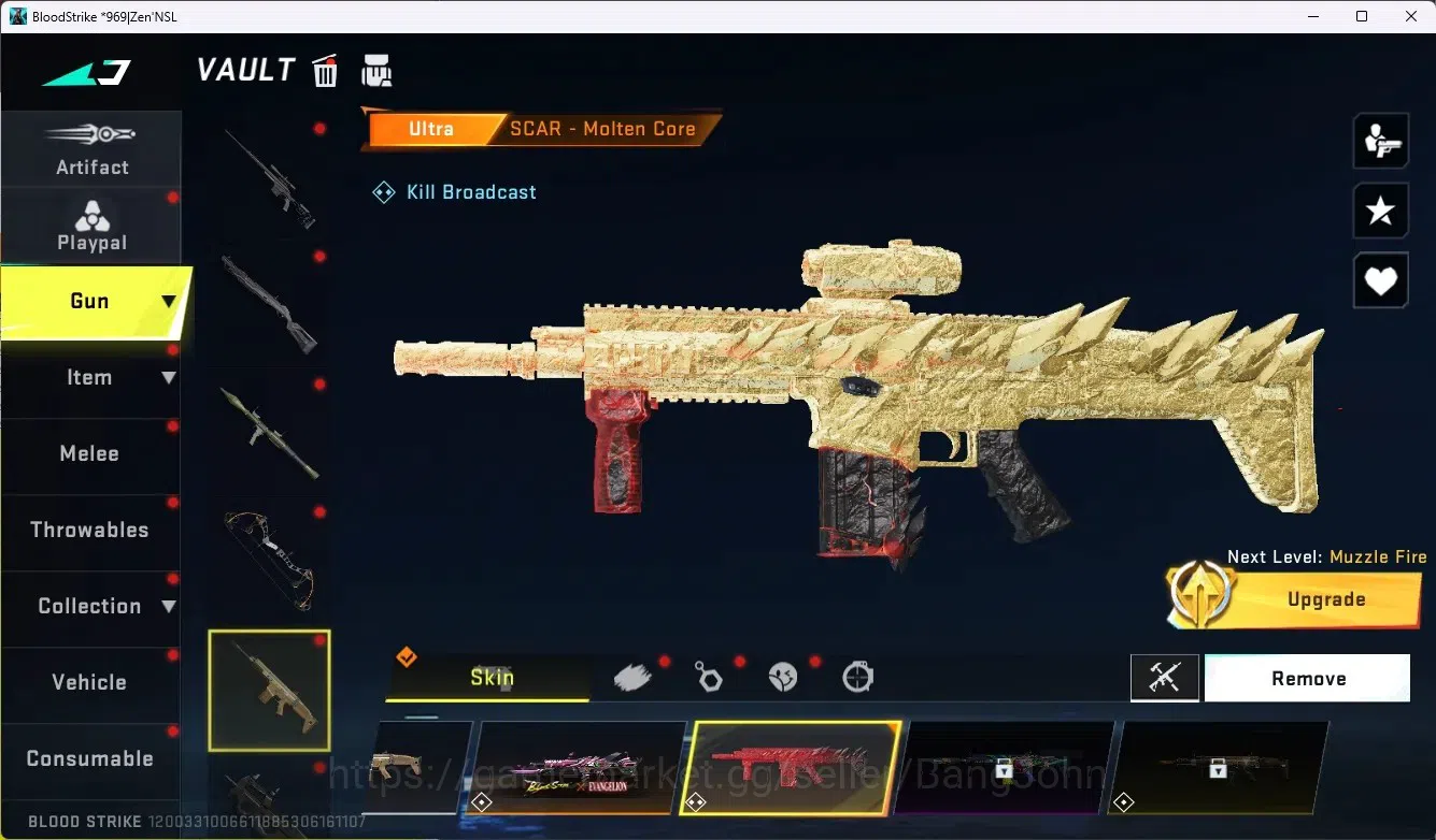 Blood Strike Accounts ASIA |1 Eternal|8 Collab Gun [7DS|TR|EVA]| 5 Limit image 13