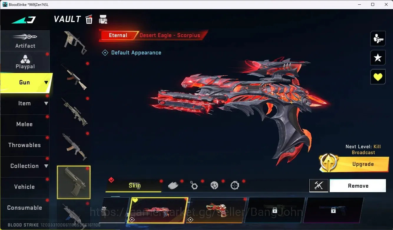 Blood Strike Accounts ASIA |1 Eternal|8 Collab Gun [7DS|TR|EVA]| 5 Limit image 7