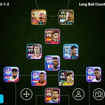 eFootball Accounts Meta Player Mobile|PW 2977|Erling Haaland BigT,Sergio Aguero Epic|2026|Check SS EFB2452B