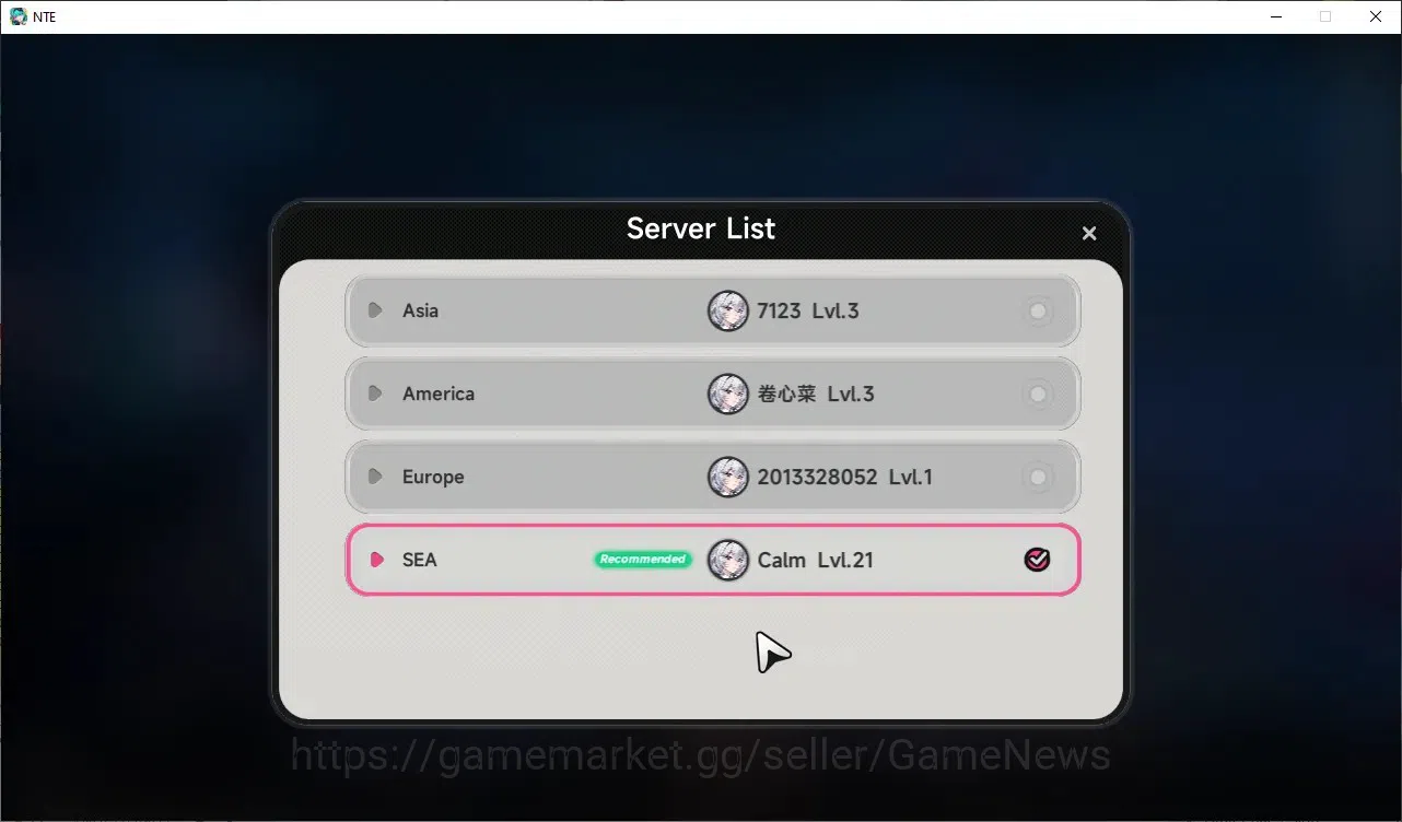 Neverness to Everness Accounts GLOBAL SEA|HL 21|4 SSR Lacrimosa,Nanally,Baicang,J image 1