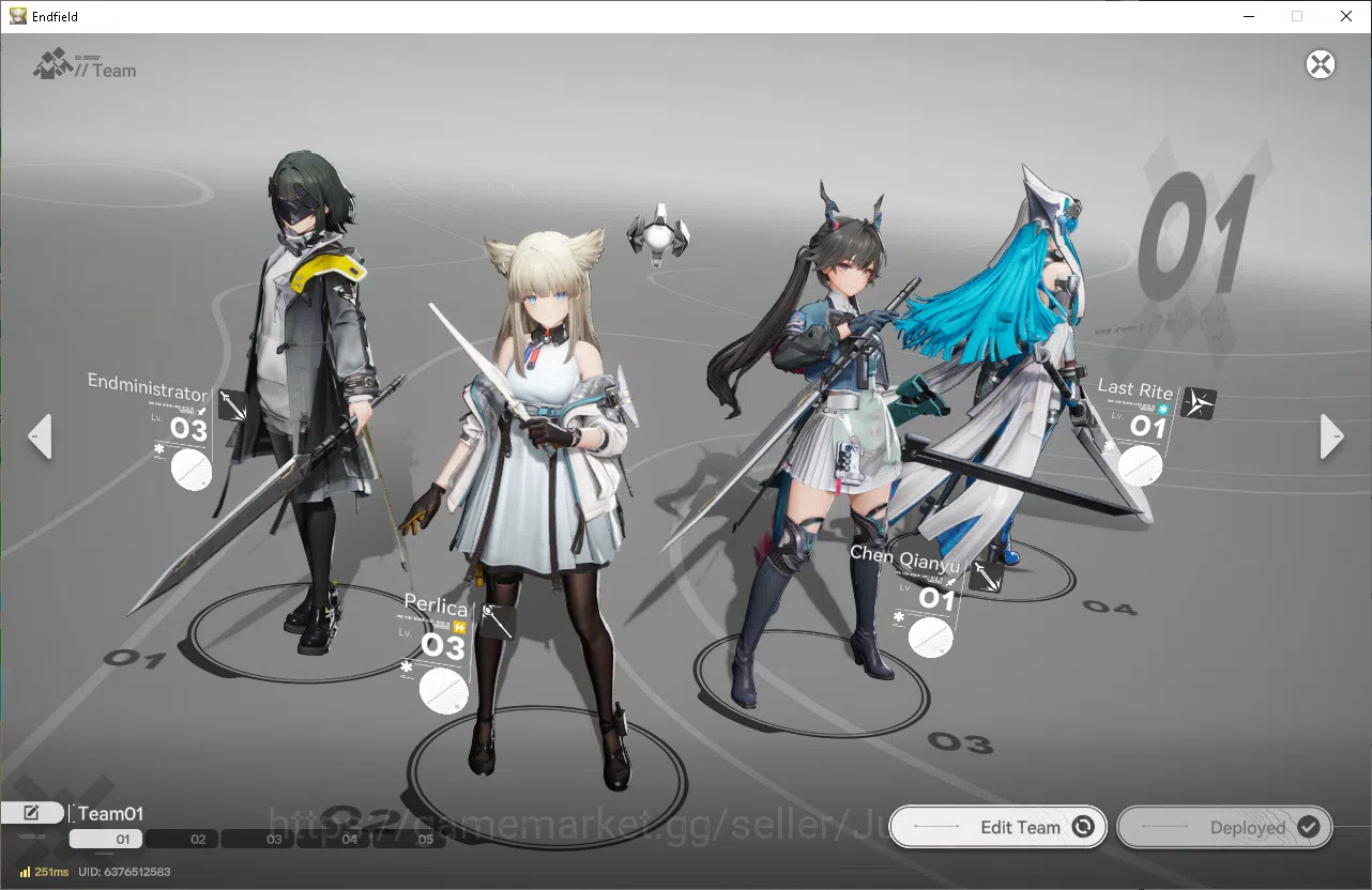 Arknights: Endfield Accounts NA/EU|Fresh Starter + Meta SSR Last Rite + 7 SR Character|4 SR Weapon|Day One,Skip 5