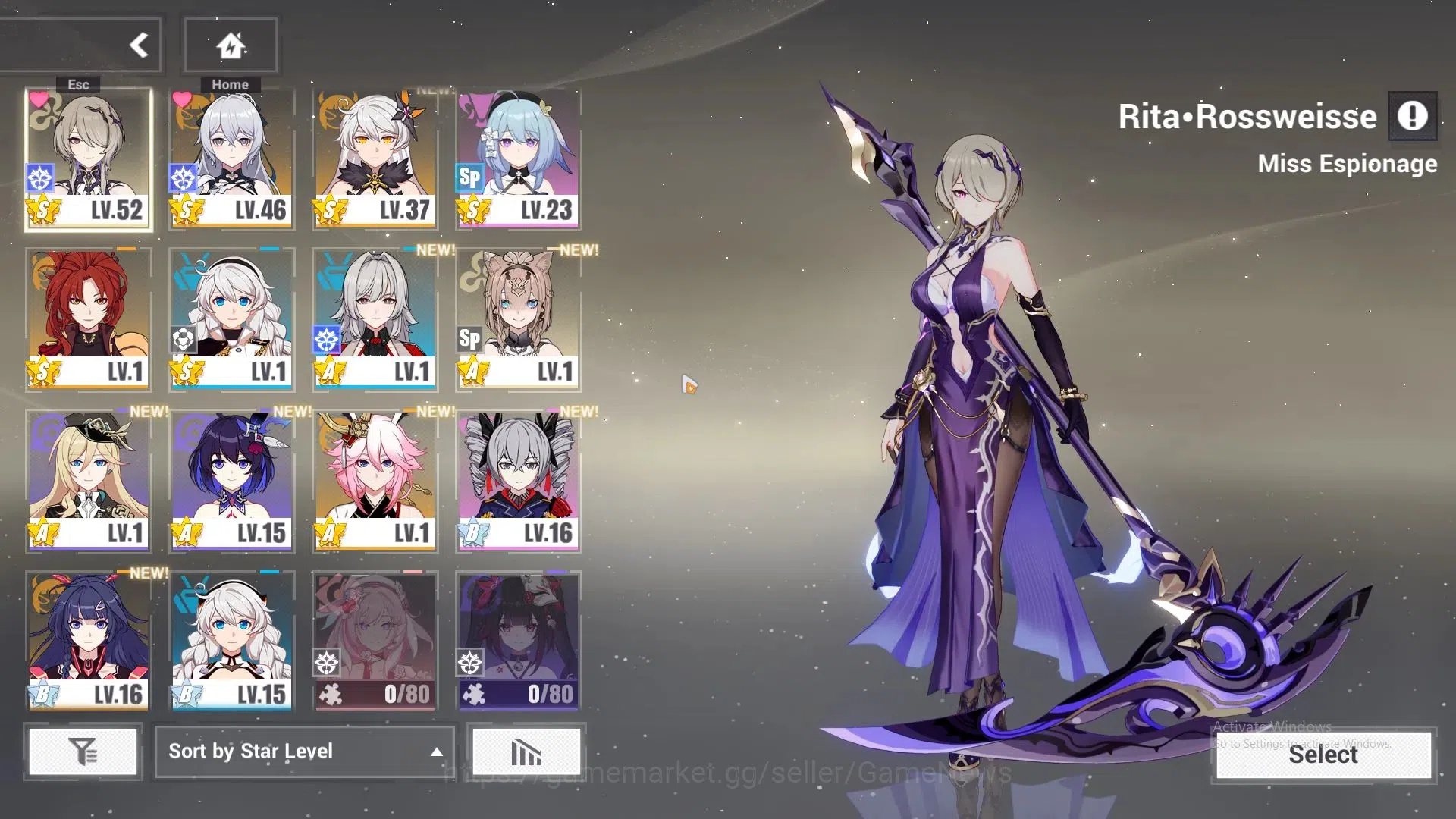 Honkai Impact 3rd Accounts SEA Lv59|2 Fullset|Rita Rossweisse ME 4/4,Bronya Z image 2
