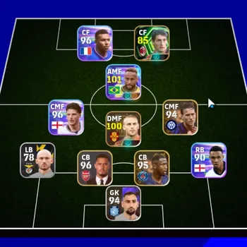 eFootball Accounts Others Android|Power 2885|Epic Daniele De Rossi,Daniele Massaro|Show Time Neymar Jr,Lamine