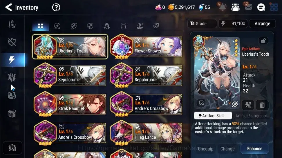 Epic Seven Accounts Global|UnVerif|3 ML(Lionheart Cermia,Last Rider Kr image 15