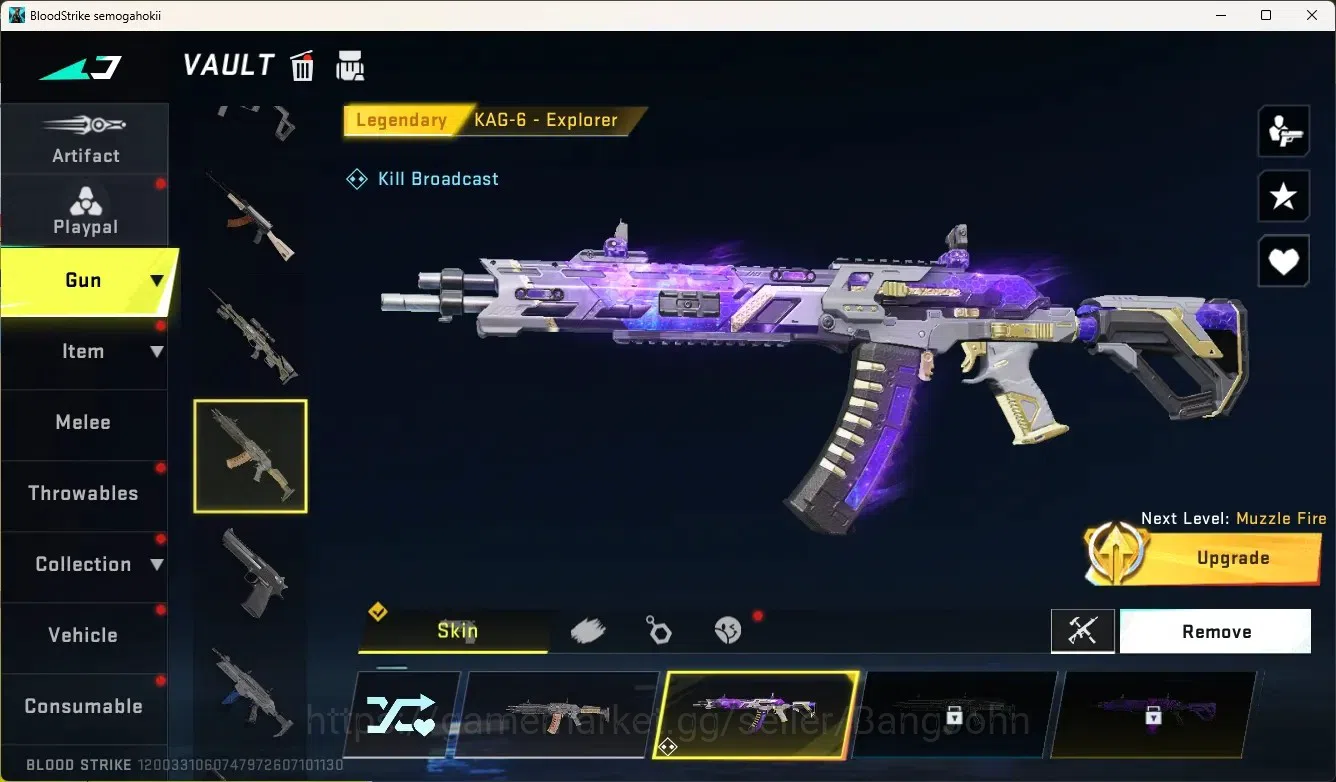 Blood Strike Accounts Others ASIA | Ultra Striker: Zero - Nullifier | 3 Legendary Gun |Check SS BS2004B 3