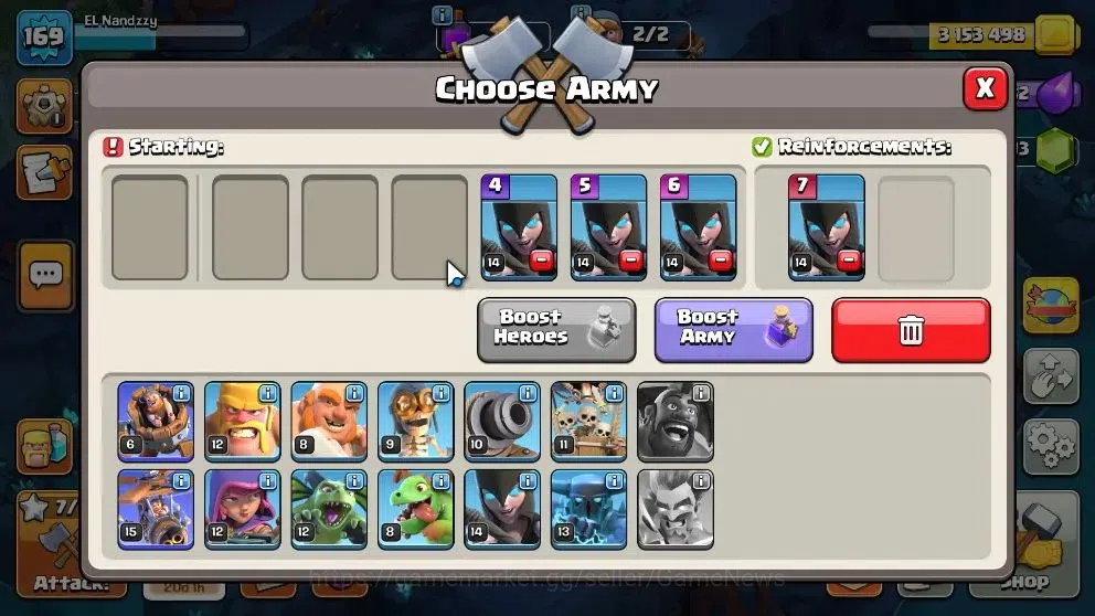 Clash of Clans Accounts High-End LV 169|TH14-BH 8|HH 8|Limited Skin|BK 57 AQ 60 GW 25 MP 27 RC 24 BM 6 BC 15|Free CN 18