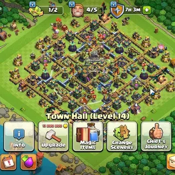 Clash of Clans Accounts High-End LV 169|TH14-BH 8|HH 8|Limited Skin|BK 57 AQ 60 GW 25 MP 27 RC 24 BM 6 BC 15|Free CN