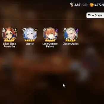 Epic Seven Accounts Limited Hero GLOBAL UnVerif|New Era|5 ML(Lisette,LC Bellona,C Lilias Etc)+SF Sigret,Setsuka,S Bellona