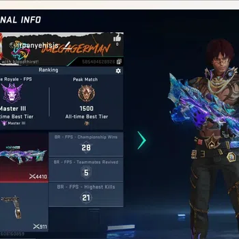 Blood Strike Accounts Collab Skin ASIA|Eternal Gun:Kala-Whisper|1 Collab Gun&1 Limited Gun|5 Legendary Gun|Check SS BS2847B