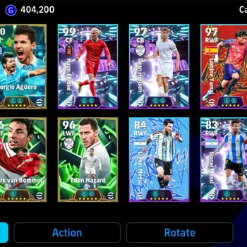 eFootball Accounts High-End Mobile |PW 2998|Epic Aguero ManCity Hazard VanBommel,Shwt Ekitike Huijsen Yamal Messi|Coach