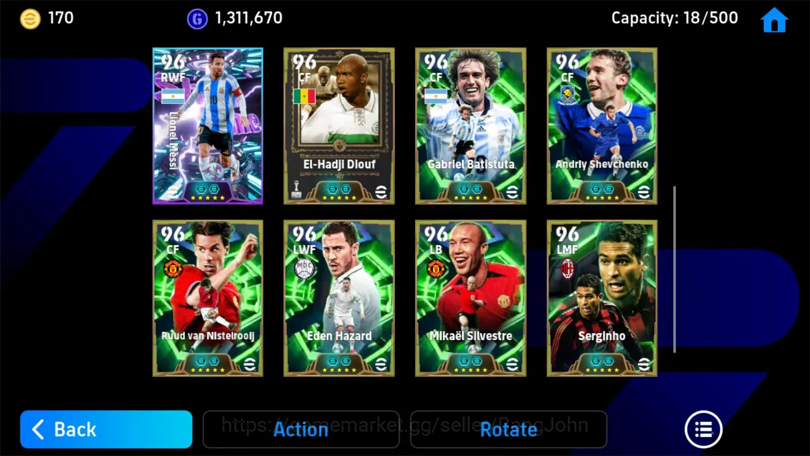 eFootball Accounts Android|PW 3176|BGuardiola epic,Ferrer epic,Huijse image 2