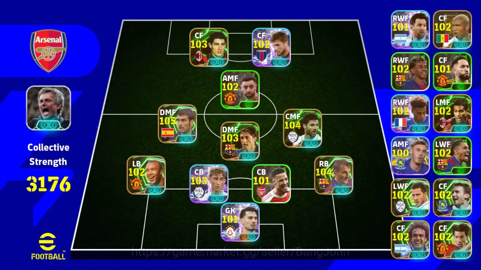 eFootball Accounts Android|PW 3176|BGuardiola epic,Ferrer epic,Huijse image 6