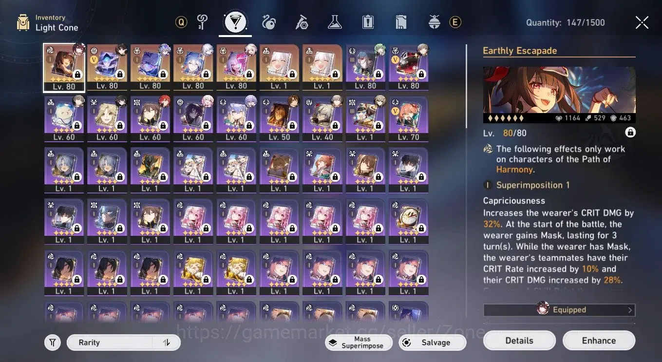 Honkai Star Rail Accounts End Game 4