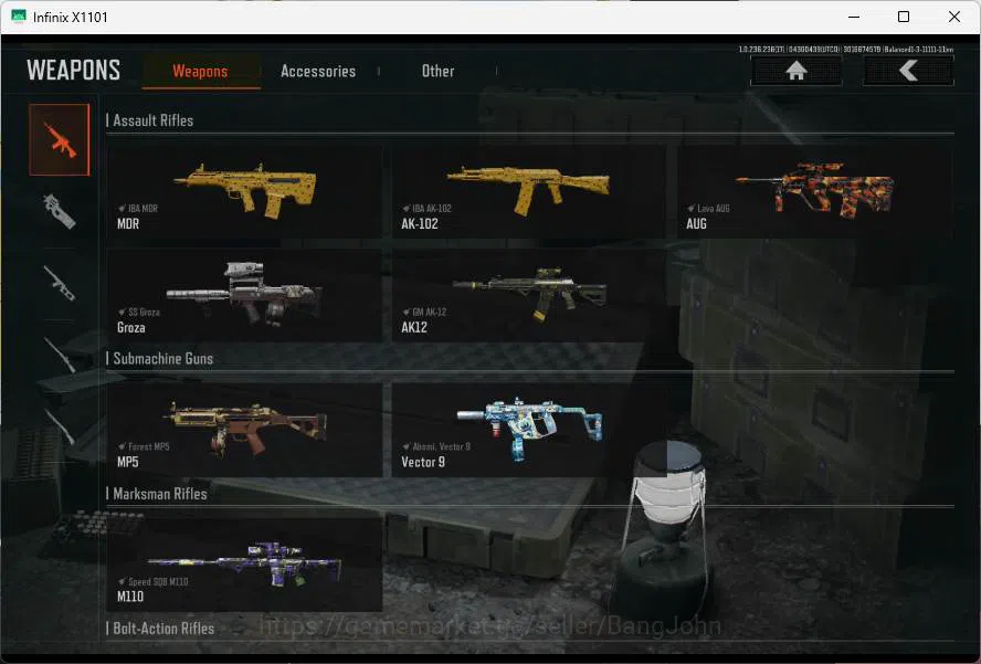 Arena Breakout Accounts Mobile|LVL 22|10,2M|9K|Groza SS,AUG lava,Vector 9  image 4