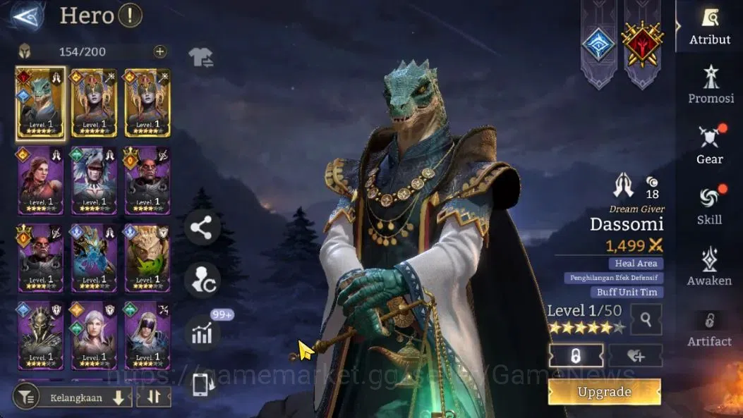 Watcher of Realms Accounts GLOBAL 50x|Starter Ready Gacha|Lv 6|21063 Gems|125 image 5