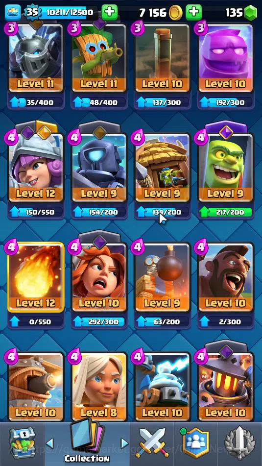 Clash Royale Accounts Lv 35|Trophy 8000|KTL 12|LimitedSkin|Total Card 12 image 11