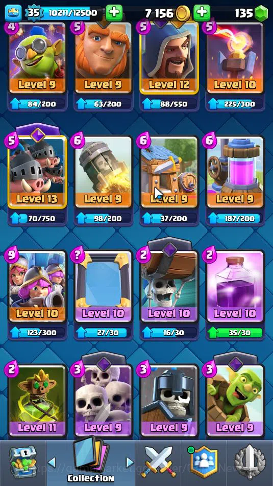 Clash Royale Accounts Lv 35|Trophy 8000|KTL 12|LimitedSkin|Total Card 12 image 12