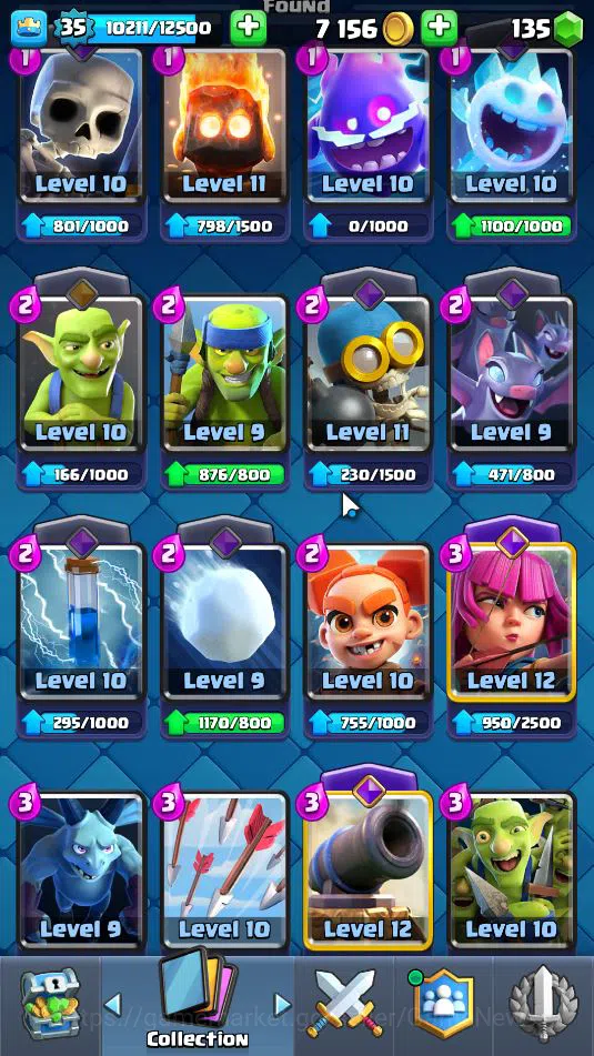 Clash Royale Accounts Lv 35|Trophy 8000|KTL 12|LimitedSkin|Total Card 12 image 9