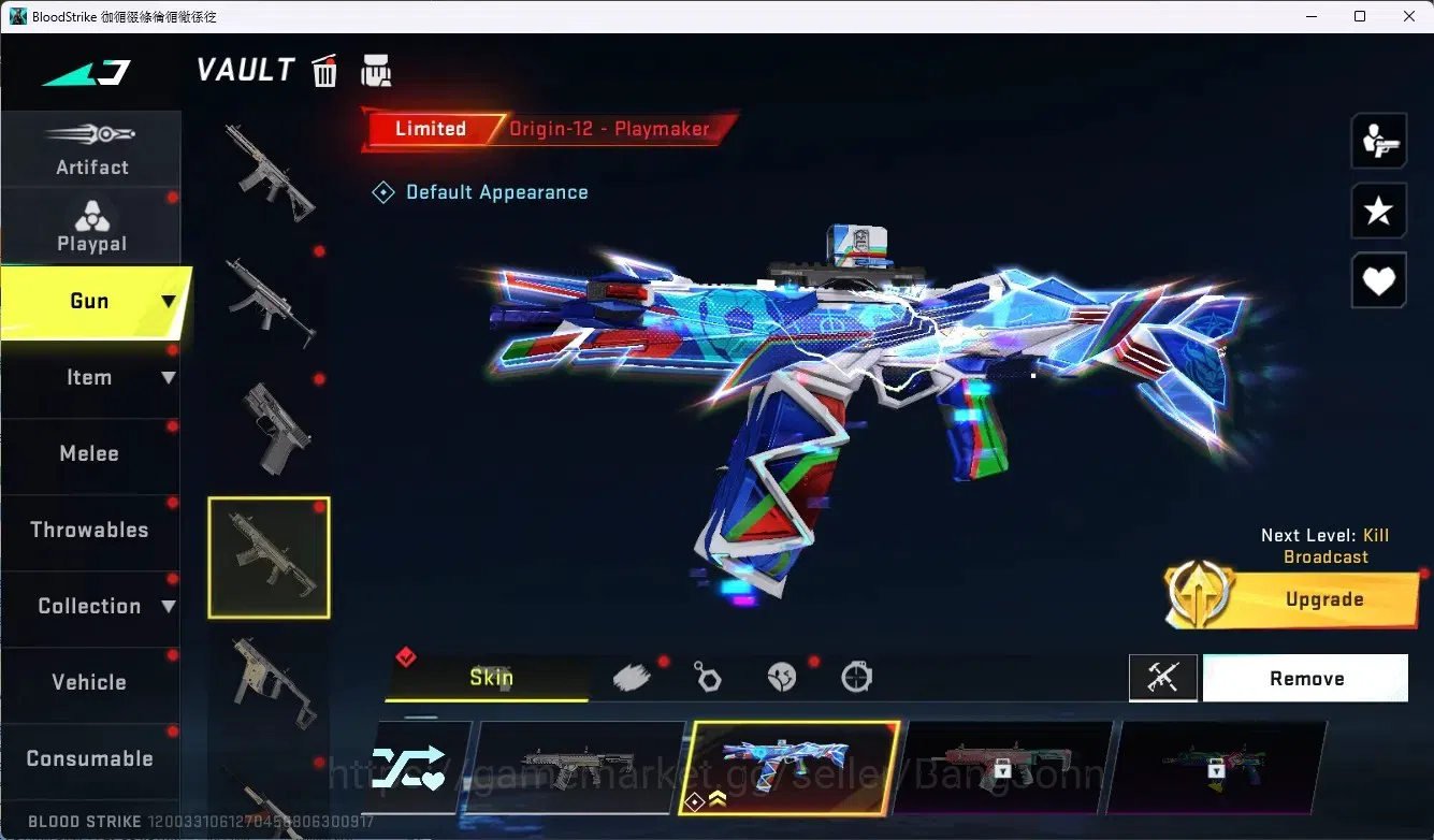 Blood Strike Accounts Others ASIA | 1 Evo Gun: M1887 - Destroyer | 1 Limited Gun:0rigin-12 | 4 Legendary Gun | More Check SS 3