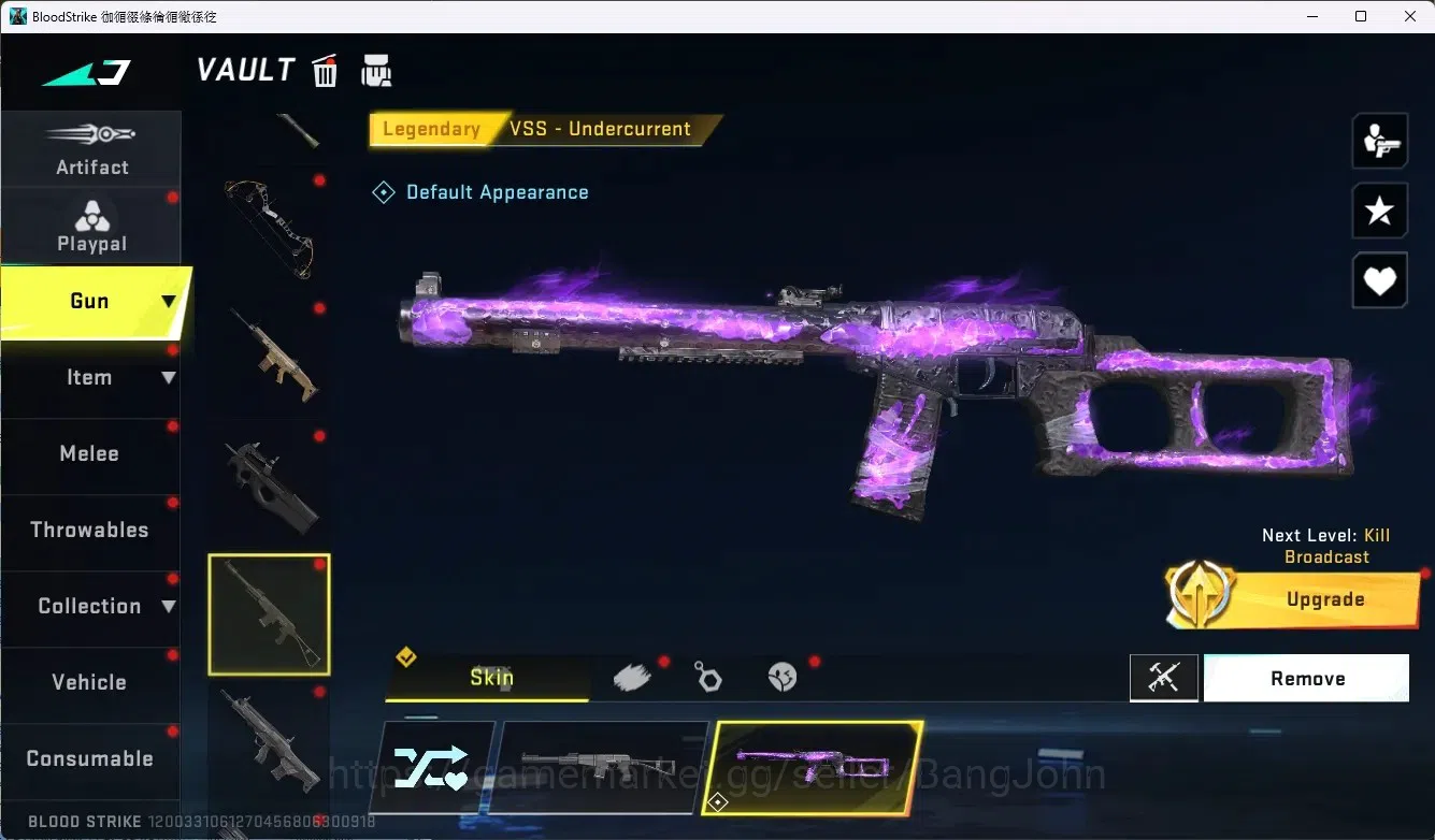 Blood Strike Accounts Others ASIA | 1 Evo Gun: M1887 - Destroyer | 1 Limited Gun:0rigin-12 | 4 Legendary Gun | More Check SS 5