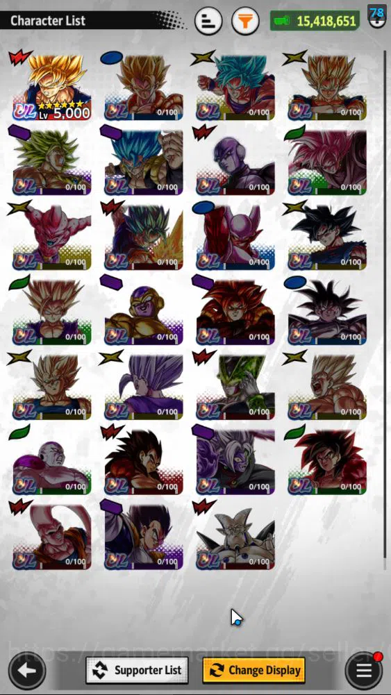 Dragon Ball Legends Accounts Starter 15,4M Total Power|LV 156|1 UL+ 14LL |SS Goku |Android|CheckSS(DBL1003) 3