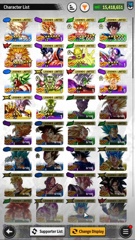 Dragon Ball Legends Accounts Starter 15,4M Total Power|LV 156|1 UL+ 14LL |SS Goku |Android|CheckSS(DBL1003) 4