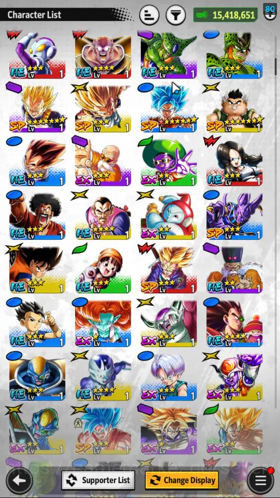 Dragon Ball Legends Accounts Starter 15,4M Total Power|LV 156|1 UL+ 14LL |SS Goku |Android|CheckSS(DBL1003) 6