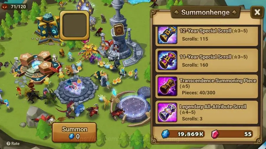Summoners War: Sky Arena Accounts Starter GLOBAL | NB 5 TESHAR,Starter Gacha 115 12Y+160 11Y Scrool, 3 Legendary All 3