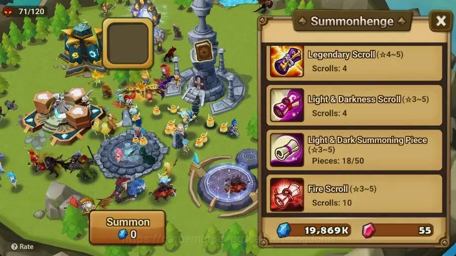 Summoners War: Sky Arena Accounts Starter GLOBAL | NB 5 TESHAR,Starter Gacha 115 12Y+160 11Y Scrool, 3 Legendary All 4