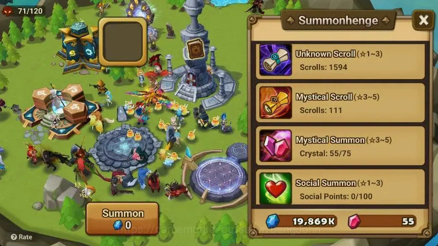Summoners War: Sky Arena Accounts Starter GLOBAL | NB 5 TESHAR,Starter Gacha 115 12Y+160 11Y Scrool, 3 Legendary All 5