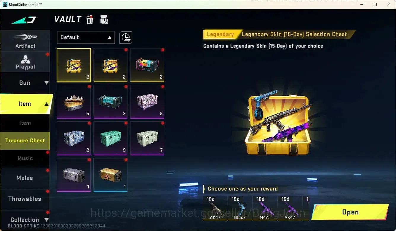 Blood Strike Accounts ASIA | L50 Master IV|1 ETERNAL: Desert Eagle|1 7DS image 14