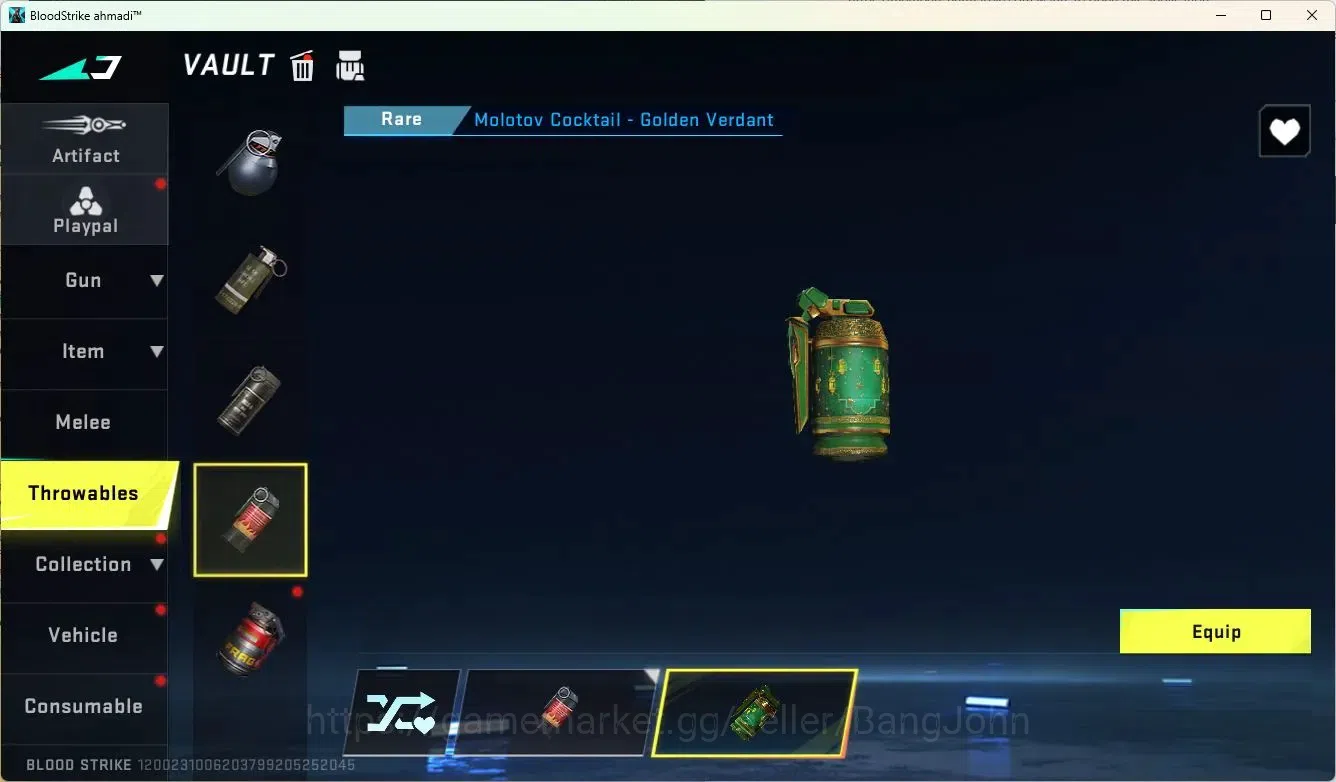 Blood Strike Accounts ASIA | L50 Master IV|1 ETERNAL: Desert Eagle|1 7DS image 15