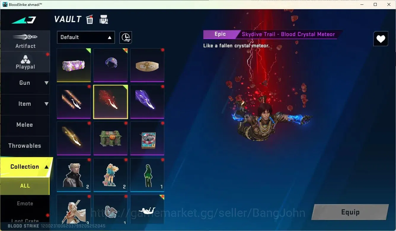Blood Strike Accounts ASIA | L50 Master IV|1 ETERNAL: Desert Eagle|1 7DS image 16